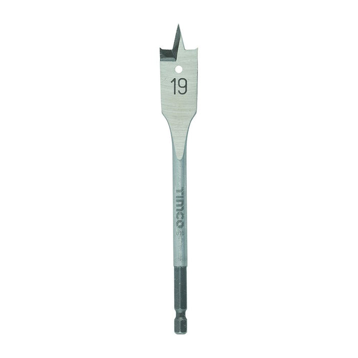 Flat Timber, MDF, Wood Drill Bit - Carbon Steel - 1 Each