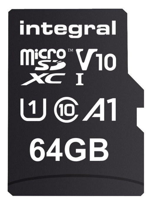 MicroSDXC UHS U1 V10 Memory Card 100MB/s, 64GB