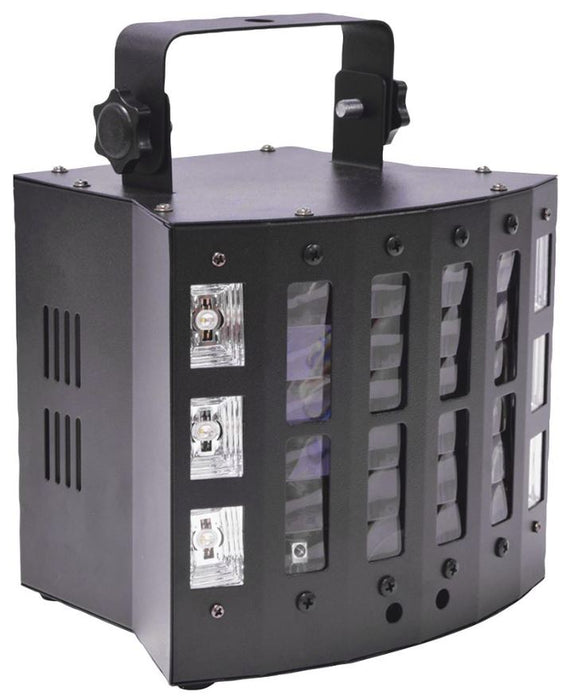 Surge 4-in-1 Multi-Effect Light, Derby Laser UV Strobe