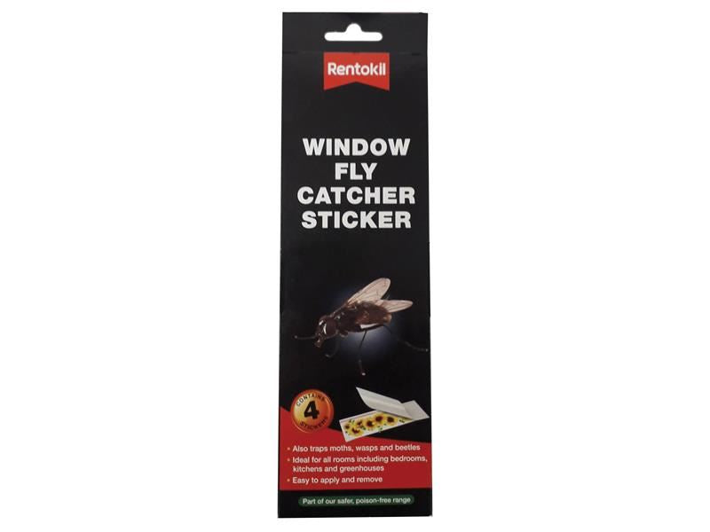 Window Fly Catcher Stickers (Pack 4)