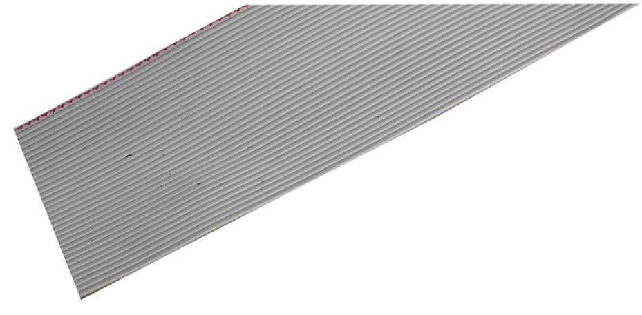 Ribbon Cable, 34 Core, 28 AWG, 30.5m, Grey