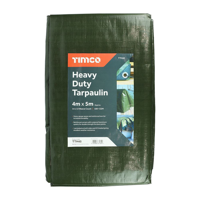 Heavy Duty Tarpaulin Green