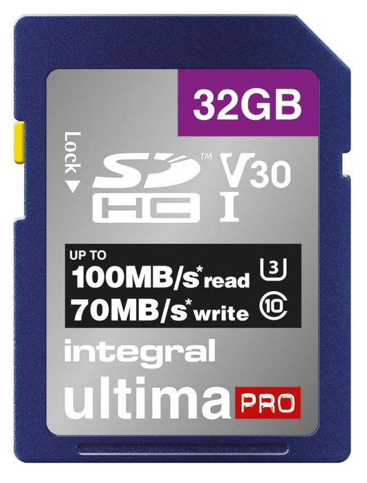 UltimaPro Premium SDHC UHS U3 V30 SD Memory Card 100MB/s