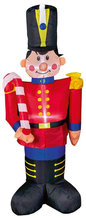 Inflatable Toy Soldier with Candy Cane