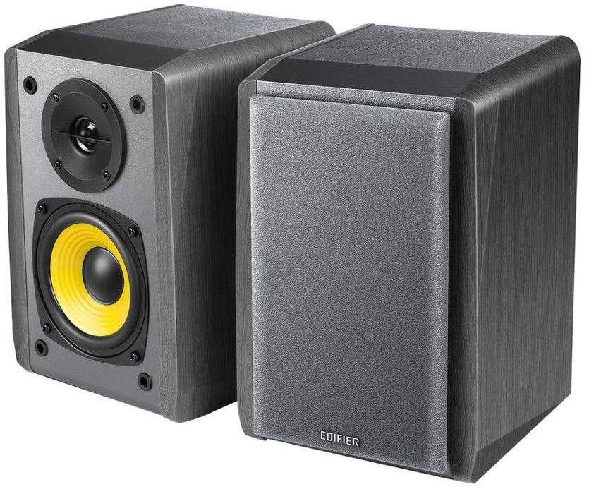 R1010BT 2.0 Bookshelf Multimedia Speaker System with Bluetooth, Black