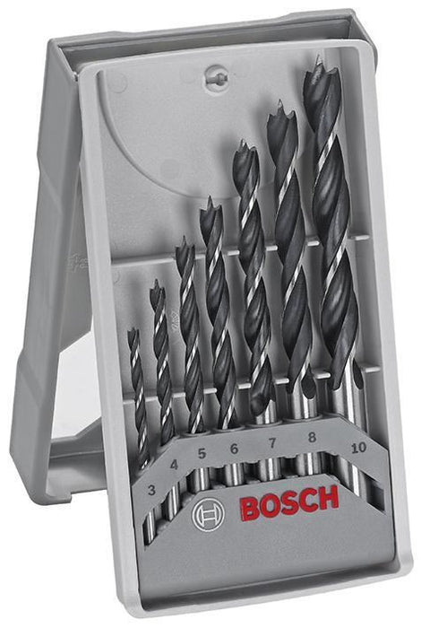 PROFESSIONAL (BLUE) - Brad Point Drill Bit Set, 7 Piece