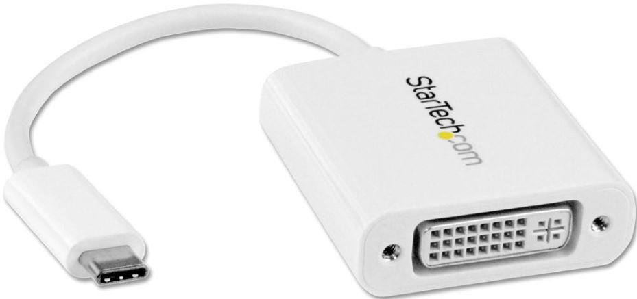 USB-C to DVI-I Adaptor - White