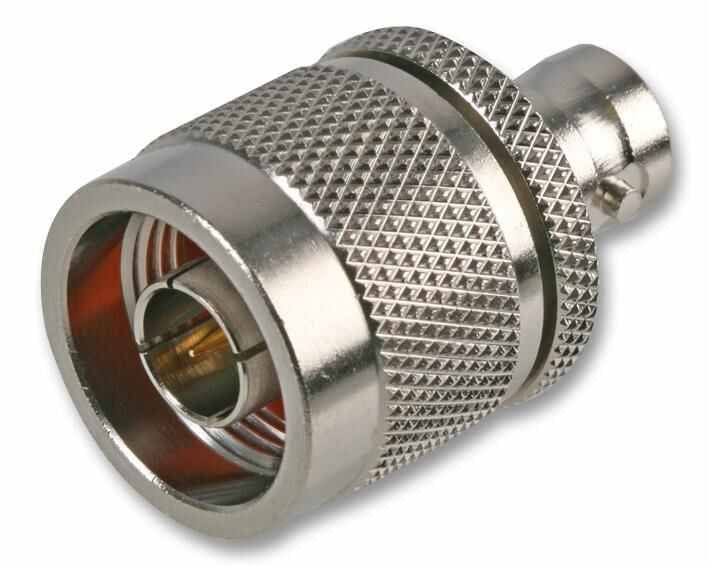 VITELEC - BNC Socket to N Type Plug Adaptor, 50 ohm, DC to 4 GHz