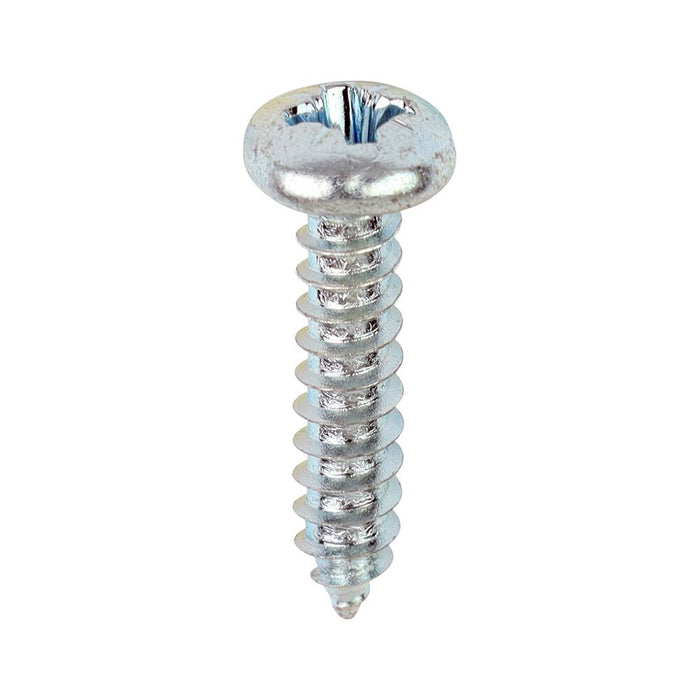 Self-Tapping Clamping Screws - PZ2 - Pan - Zinc - Use for Metal