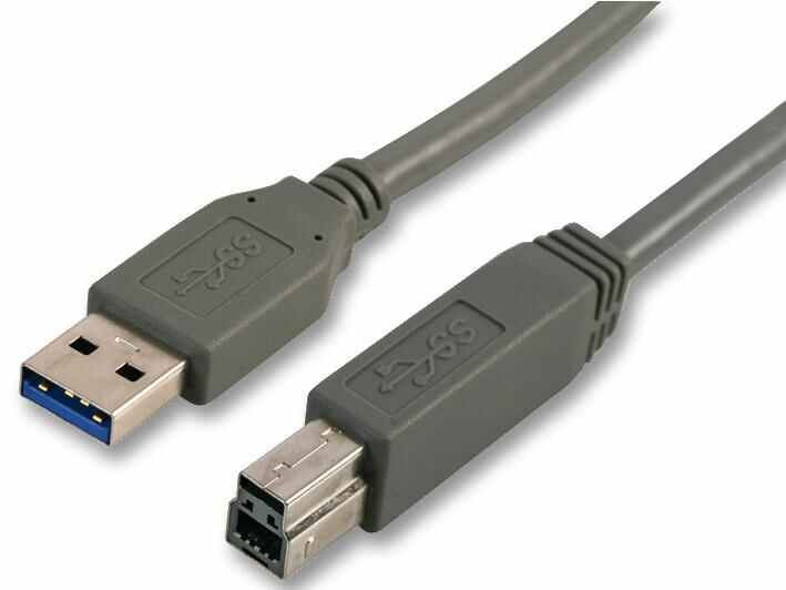 USB 3.0 Lead 3m Grey