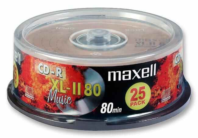 CD-R XL-II Blank CDs for Audio Recorders - Pack of 25