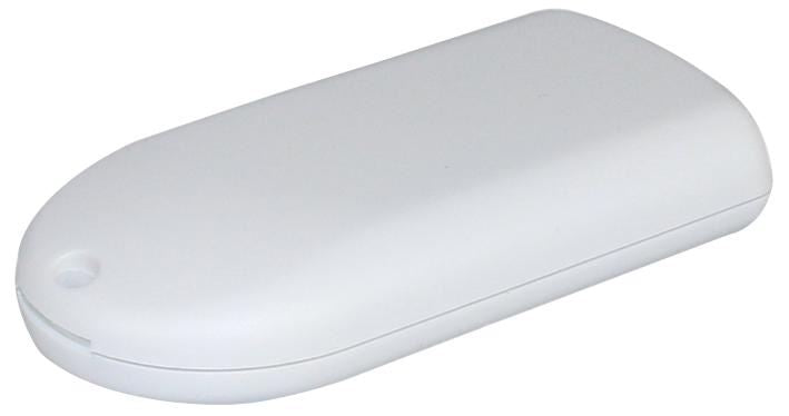 White ABS Handheld Fob Enclosure - 65x35x11mm