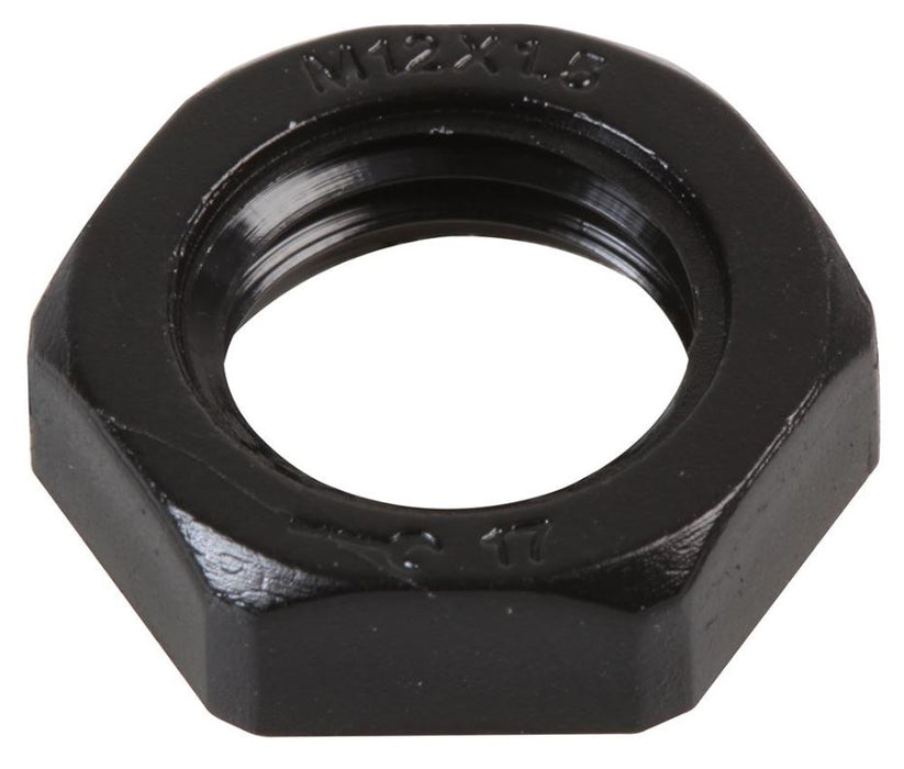 Nylon Lock Nut, Black, Pack of 10