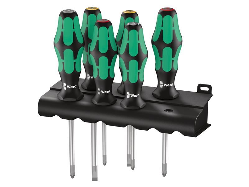 Kraftform Plus Lasertip 335/350/355/6 Screwdriver Set, 6 Piece