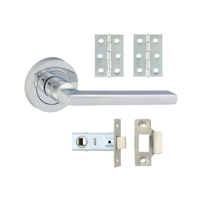 Radmore Lever On Rose Door Pack - Polished Chrome (Size Mixed - 1 Each)