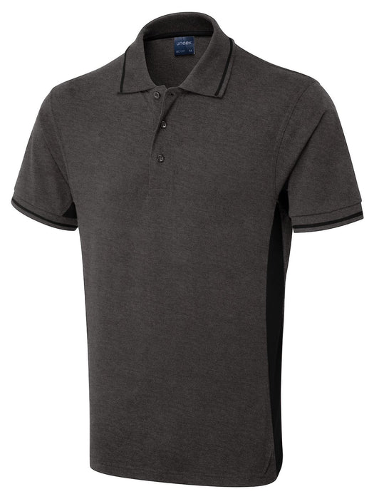 Unisex Two Tone Polo Shirt