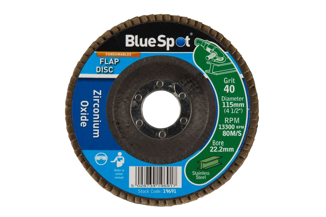 115mm (4.5") Zirconium Oxide Flap Disc