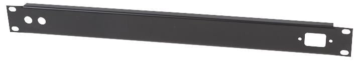 19" Rack Panel Punched for 1x IEC & 2x 6.35mm 1/4" Jack - 1U