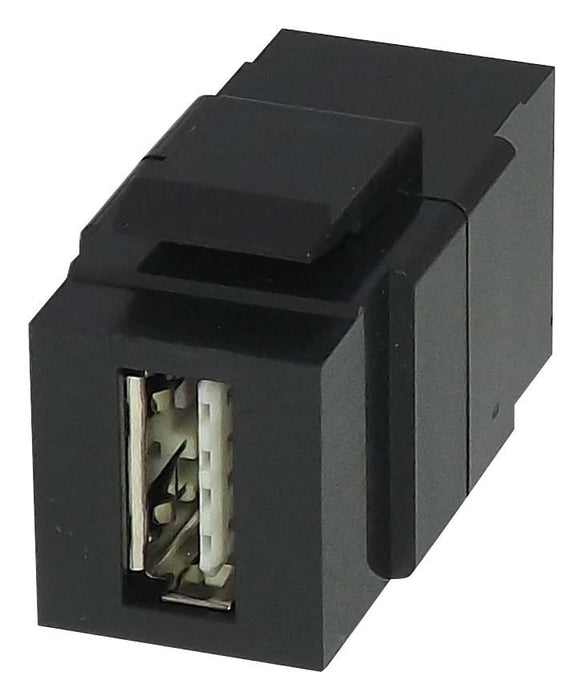 USB 3.0 A Female-A Female Keystone Coupler, Cross-Wired