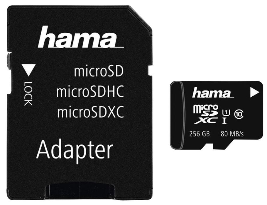 256GB Class 10 MicroSDXC UHS-I Memory Card 80MB/s