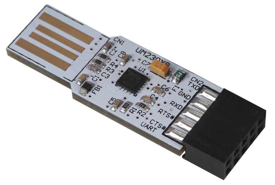 Breakout Module based on FT230XQ Full Speed USB to Basic UART IC - Socket Pin Connection
