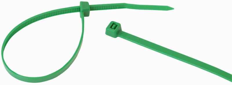 Cable Ties Green 200mm x 4.8mm 100 Pack