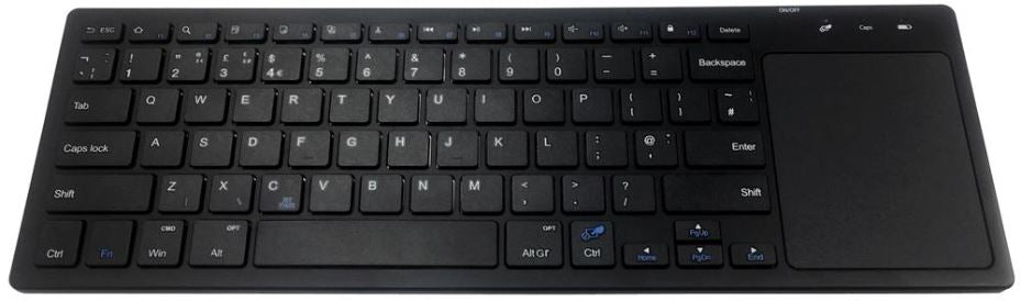 Wireless Bluetooth All in One Media Touchpad Keyboard with Gesture Controls