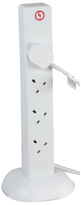 8 Way Surge Protected Tower Extension Lead