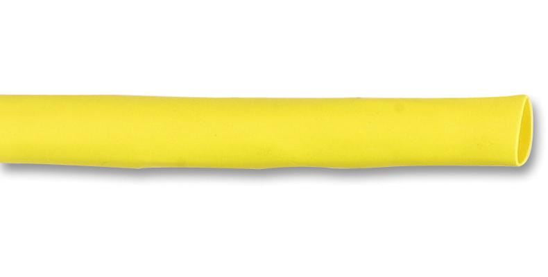 2:1 Normal Wall Heat Shrink Tubing 1.6mm x 5m Yellow