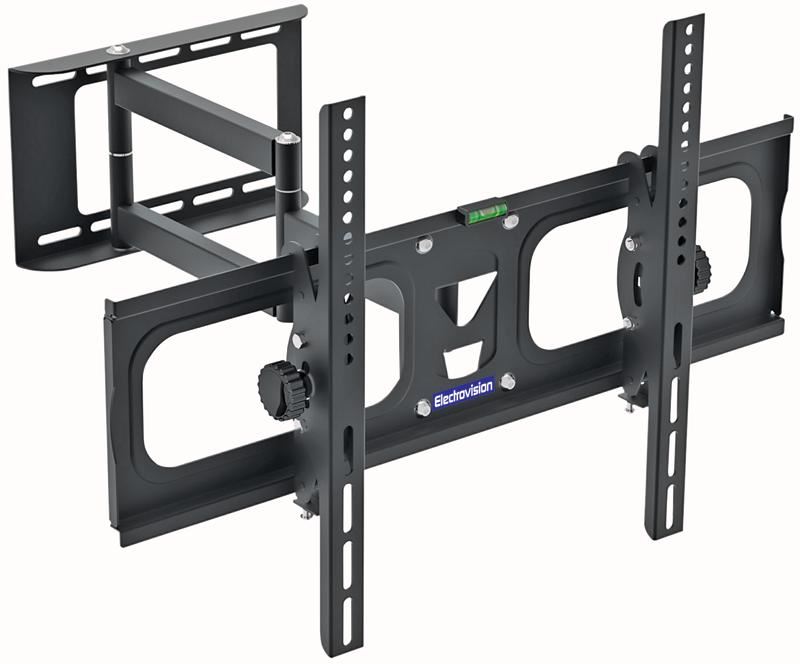 Tilt and Swivel Double Arm TV Wall Mount - 32" to 65" Screen