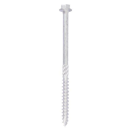 Hex Head Timber Screw - Silver