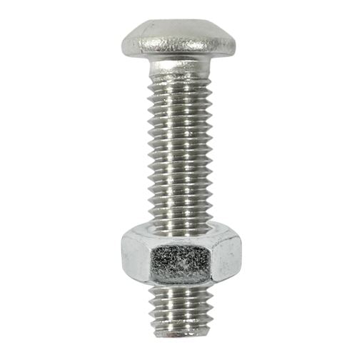 Socket Screws & Hex Nuts - Button - Stainless Steel. Various Sizes