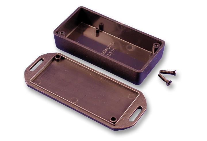 IP54 Grey ABS Handheld Enclosure with Flanged Lid