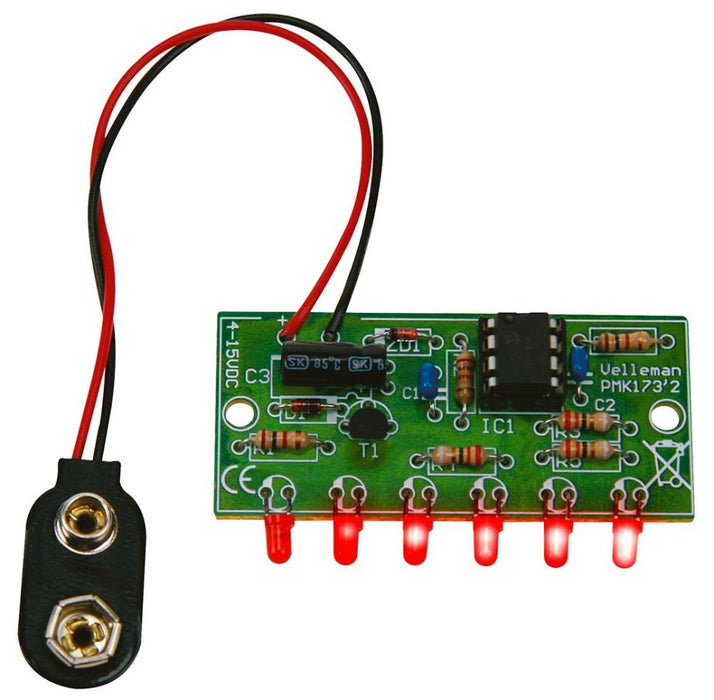 6 LED Chaser Effect