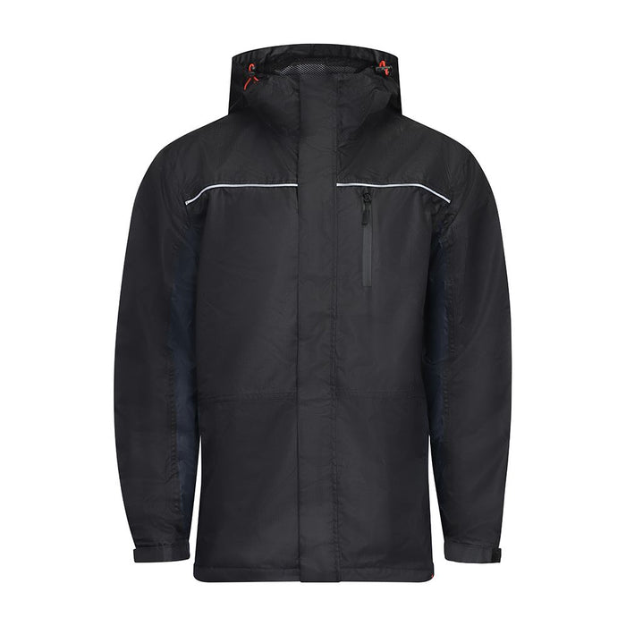 Lined Rain Jacket Black/Navy