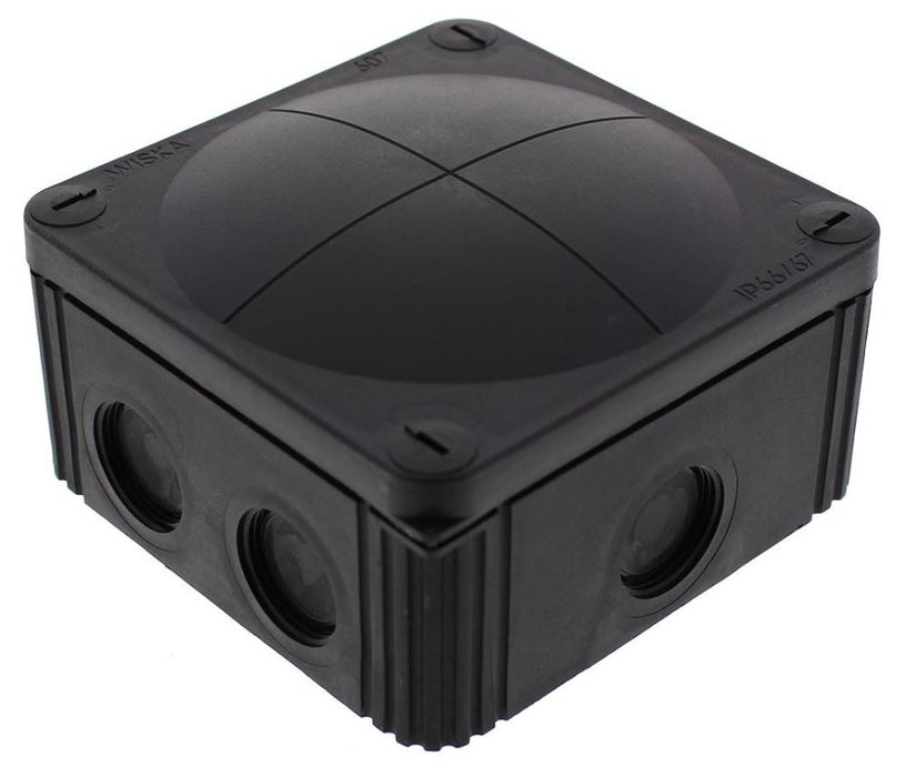 Combi 607 Black Junction Box Enclosure