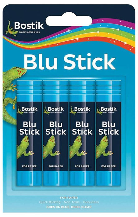 Bostik Glue Sticks Solvent Free, 4 Pack