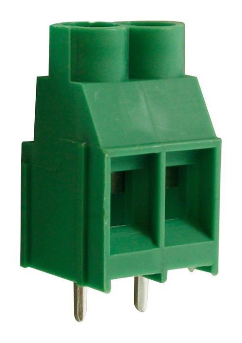 6.35mm High Power Rising Clamp Terminal Block, 2-Pole, 30A