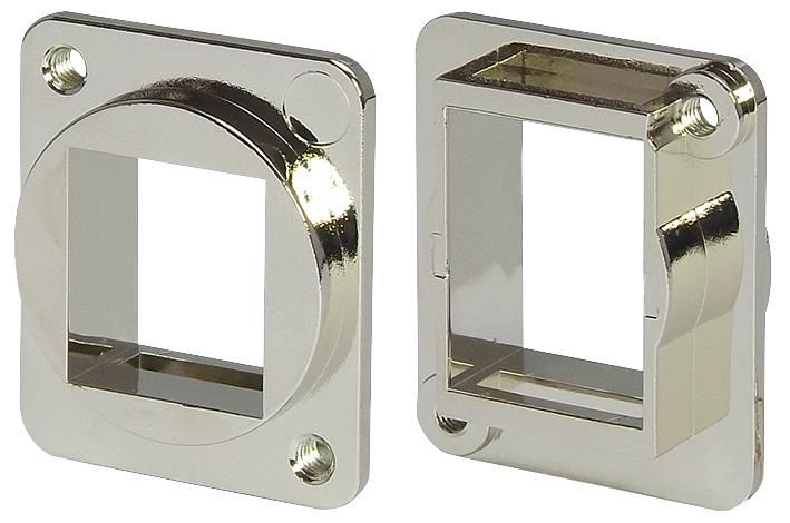 D Universal Adaptor for XLR Cut-outs, Nickel