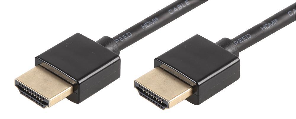 High Speed 4K UHD Slim HDMI Lead with Ethernet