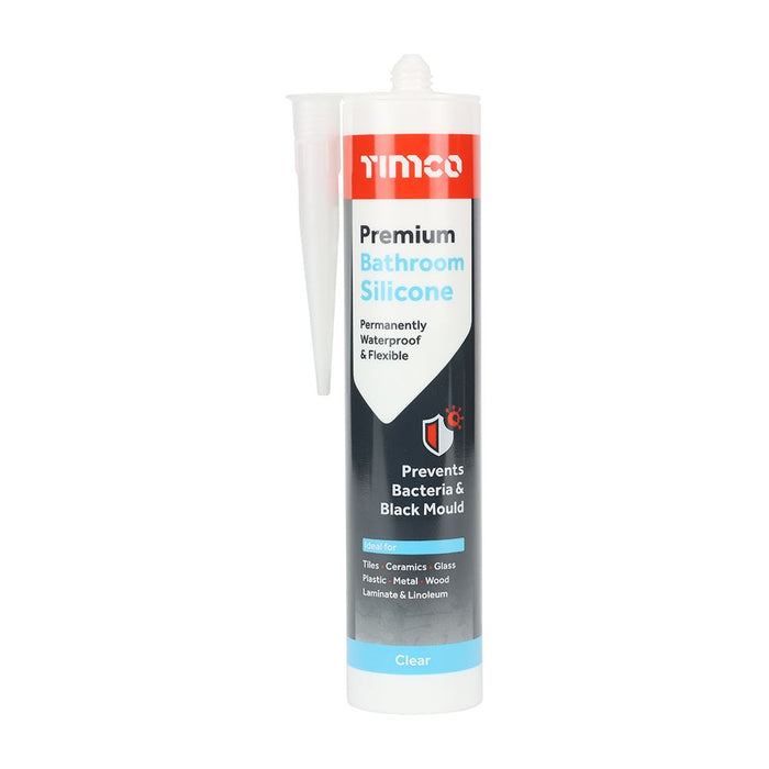 Premium Bathroom Silicone Clear (Size 300ml - 1 Each)