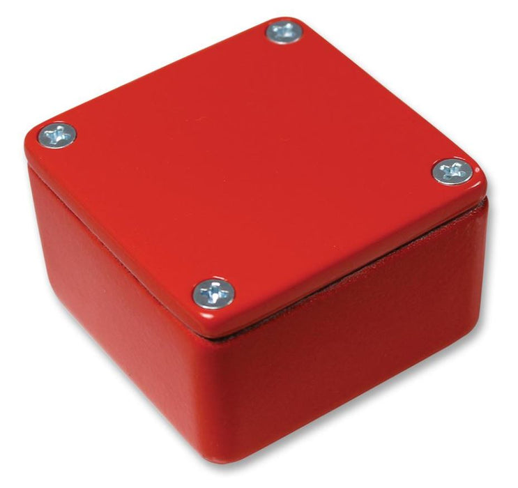 IP54 Red Die Cast Aluminium Project enclosure