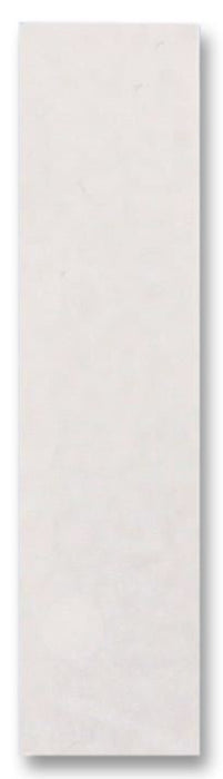 12.5 x 50mm Blank Plate, White