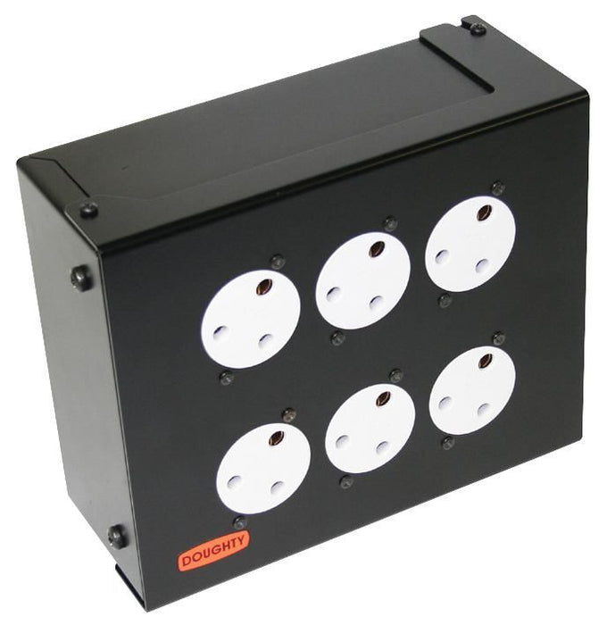 Tough Box with 6x 15A Sockets - Black