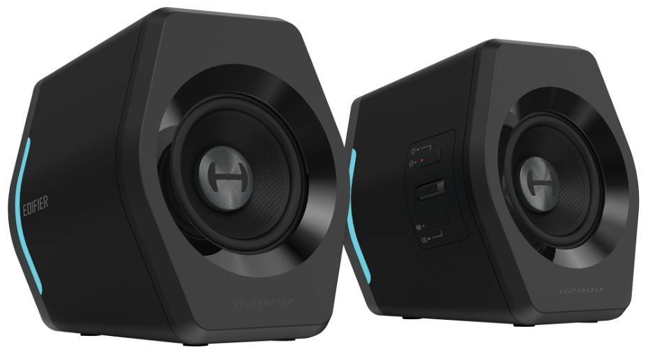 16W USB Gaming Speakers with Bluetooth, Black