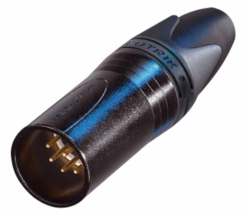 XLR Plug, 7 Pole, Black