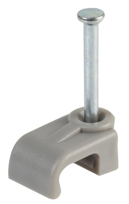 Twin & Earth Cable Clips, 1.50mm, Grey, Pack of 100