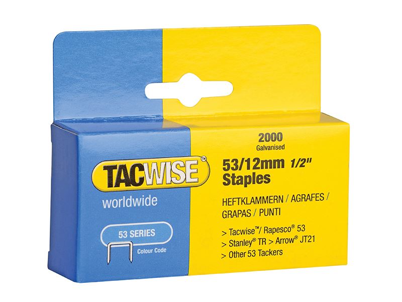 53 Light-Duty Staples (Type JT21  A)