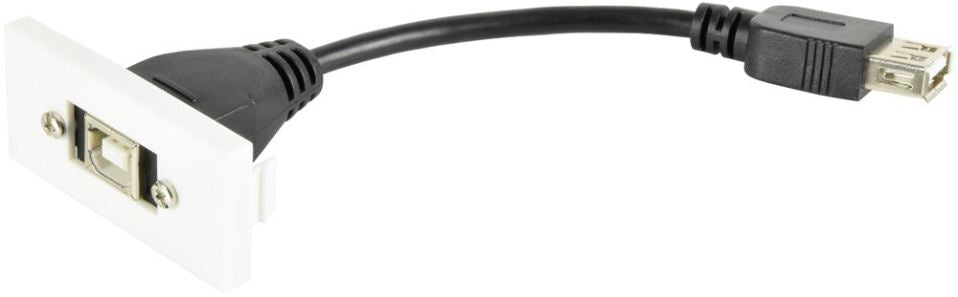 Socket Wall Plate Module, 50x25mm