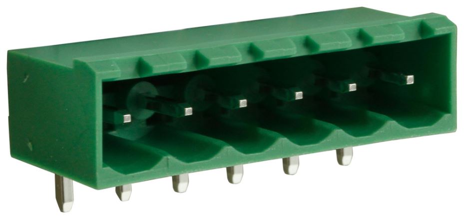 5mm Horizontal Pluggable Terminal Block Header, 6-Pole, 15A